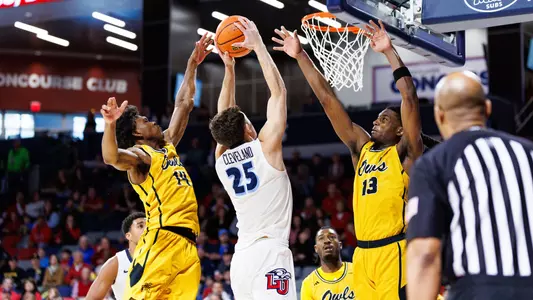 Liberty men’s Basketball faces Kennesaw State at Liberty Arena on March 2nd, 2025. (Photo by Ryan Anderson)