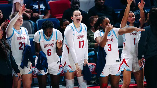 WBB Bench Celebration vs UVA Wise