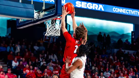 Men's Basketball Preview Photo Taelon Peter vs. New Mexico State Feb. 11, 2025