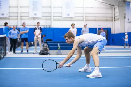 Samardzic prepares for a point at the net