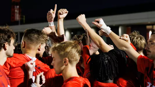 Men's Soccer - Pregame Huddle 2024
