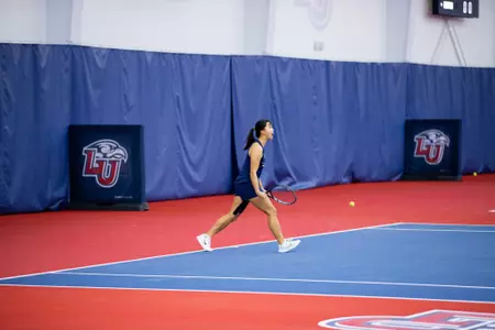 Chen celebrates after a point