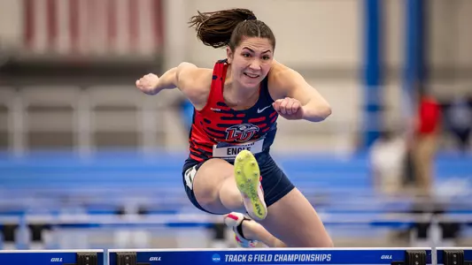 Meredith Engle Hurdles at NCAA Indoor