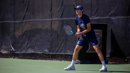 Arraez prepares to return a serve