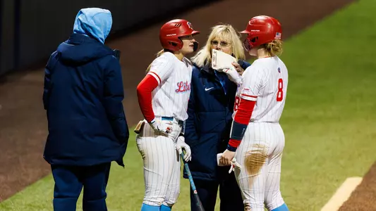 Softball Huddle for Longwood Preview 2025