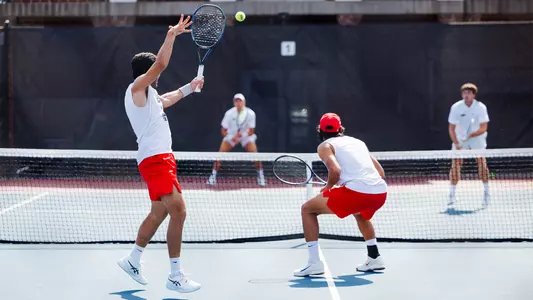 Almeida and Auytayakul in a doubles point