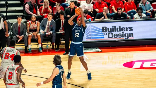 Men's Basketball Recap Photo Jayvon Maughmer at Western Kentucky March 8, 2025