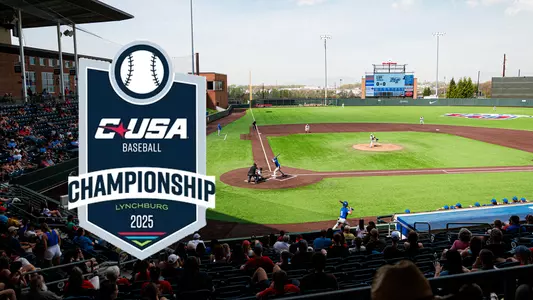 Baseball - CUSA logo with diamond 4-10-25