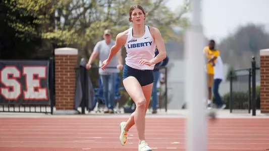 Indiah Maroney High Jump at Dr. Jack M. Toms Alumni Invite