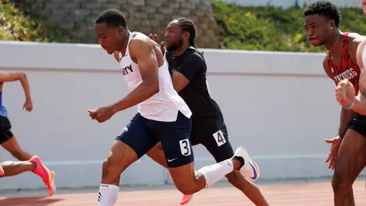 Omari Lewis Sprint at Dr. Jack M. Toms Alumni Invite