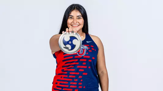 Sofia Mojica White Background with Discus