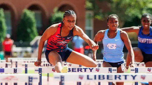 Indea Cartwright Hurdles at 2024 Liberty Twilight Qualifier