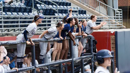 Softball Dugout Celebration for Top 25