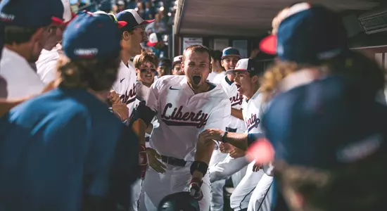 Baseball - Jaxon Sorenson Dugout Celebration After Home Run 5-16-25
