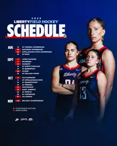 Field Hockey 2025 Schedule Release Graphic May 2, 2025