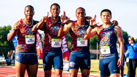 Men's 4 x 100 Relay Team After 2025 CUSA Title