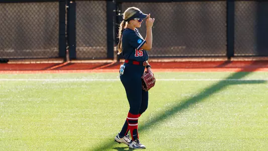 The Liberty Softball Team faces the University of Oregon in Game 2 of the Super Regional in Eugene, Oregon on May 24, 2025. (Photo by: Matt Reynolds)