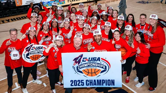 2025 CUSA WBB Champions from Above