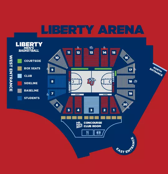 Liberty Arena Seating Chart