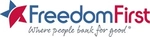 Freedom First Credit Union ad logo - 60 pixel high