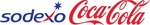 Sodexo and Coke combined ad logos - 60 pixel high