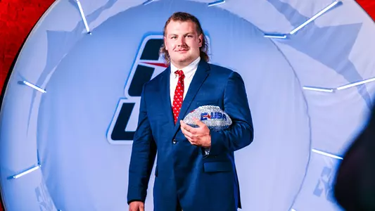 Football - Aaron Fenimore at Conference USA Football Media Day in 2025