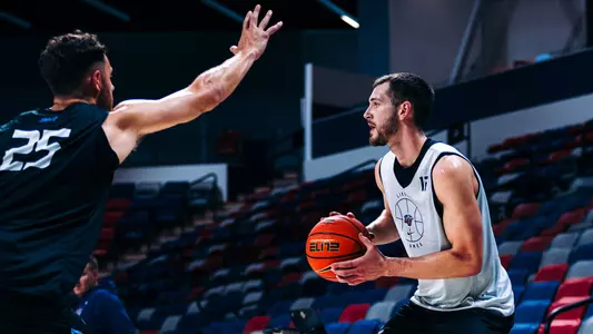 Men's Basketball Josh Smith & Zach Cleveland First Week of Practices Presser Cover Sept. 23, 2025