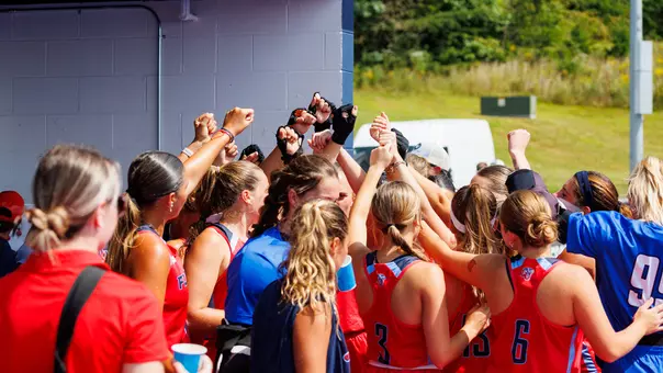 Liberty Field Hockey takes on James Madison University at the East Campus Field on September 3, 2025. (Photo by Ryan Anderson)