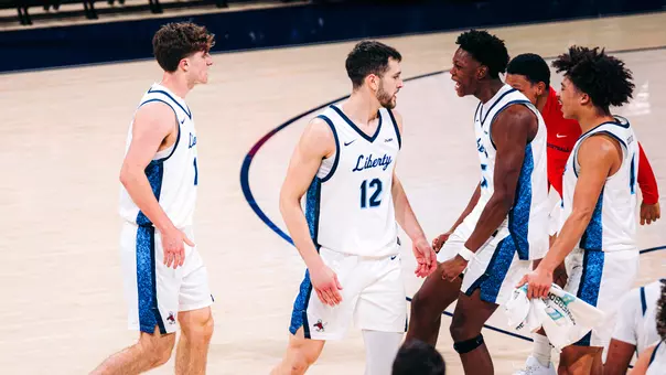 Men's Basketball Recap Photo Team Celebration vs. Kennesaw State Jan. 2, 2026