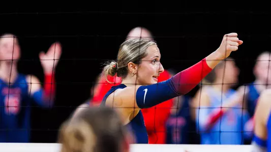 Volleyball Jenna Otts Celebration at FIU 2026
