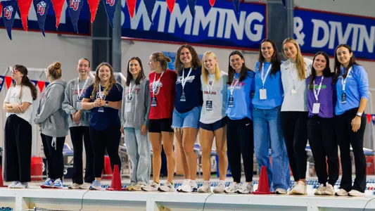 Swimming and diving alumnae recognition 2026