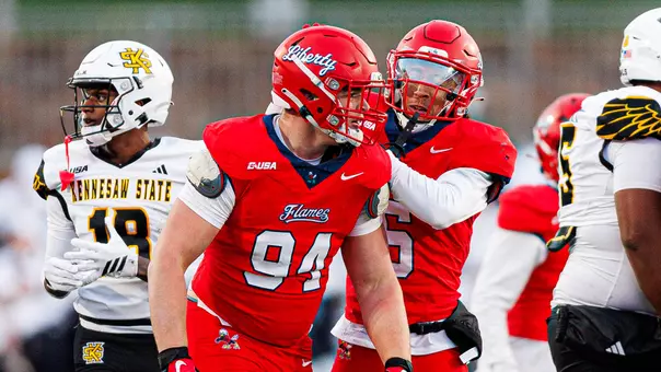 Football - Nathan Pirolli vs. Kennesaw State (2025) - Liberty’s University’s football team takes on Kennesaw State at Williams Stadium on November 29, 2025 (Photo by Simon Barbre)