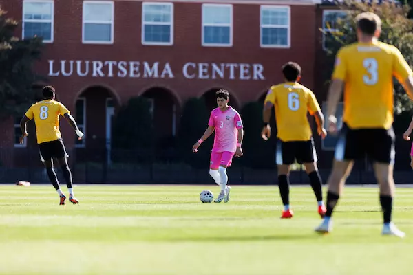 Liberty University Men’s Soccer Plays VMI at Osborne Stadium on October 30, 2026. (Photo by Ethan Smith)