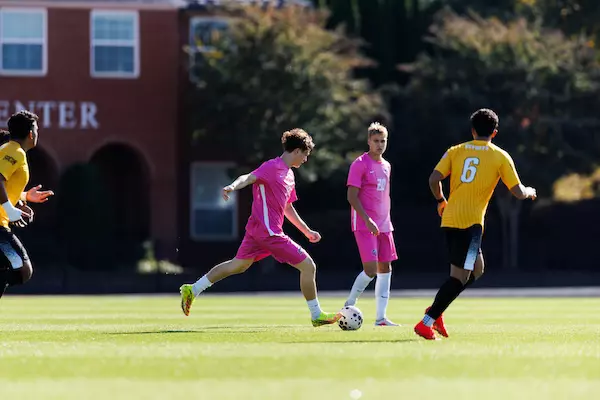 Liberty University Men’s Soccer Plays VMI at Osborne Stadium on October 30, 2026. (Photo by Ethan Smith)