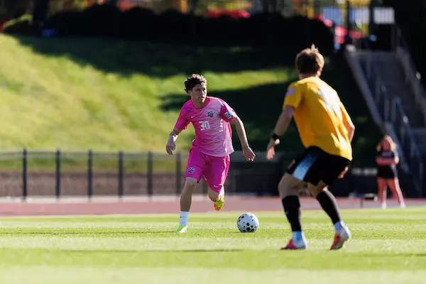 Liberty University Men’s Soccer Plays VMI at Osborne Stadium on October 30, 2026. (Photo by Ethan Smith)
