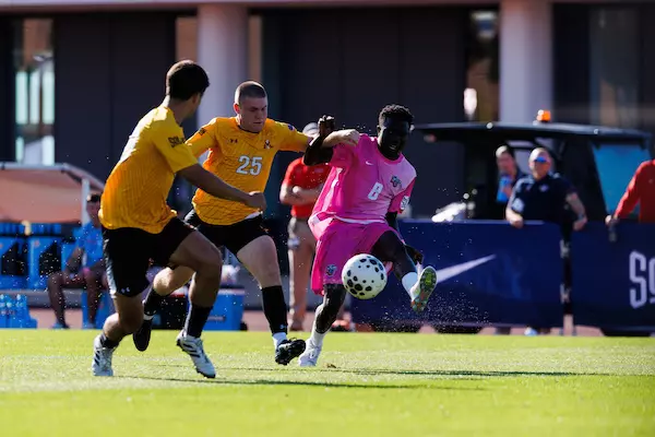 Liberty University Men’s Soccer Plays VMI at Osborne Stadium on October 30, 2026. (Photo by Ethan Smith)