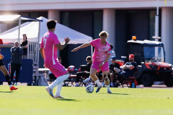 Liberty University Men’s Soccer Plays VMI at Osborne Stadium on October 30, 2026. (Photo by Ethan Smith)