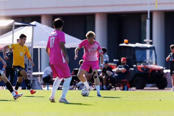 Liberty University Men’s Soccer Plays VMI at Osborne Stadium on October 30, 2026. (Photo by Ethan Smith)