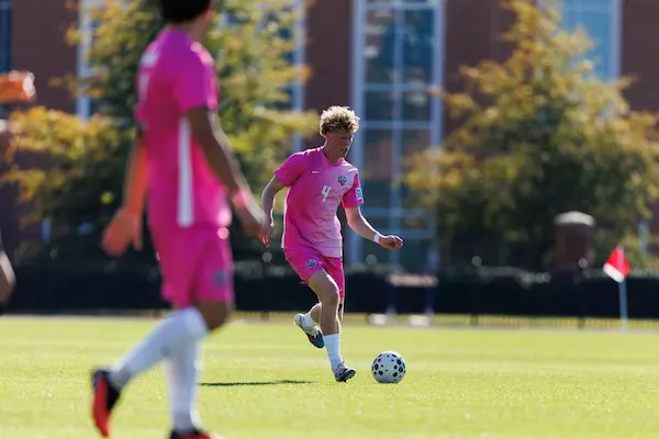 Liberty University Men’s Soccer Plays VMI at Osborne Stadium on October 30, 2026. (Photo by Ethan Smith)