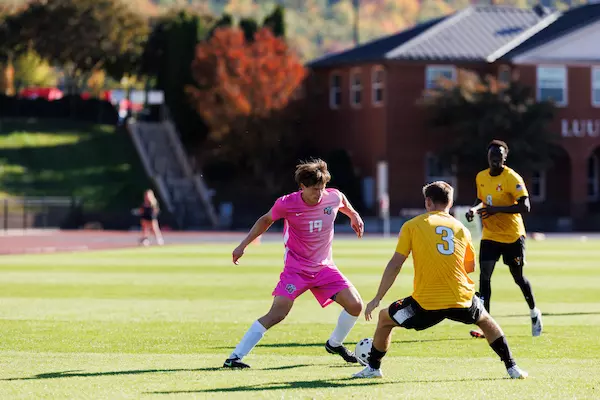 Liberty University Men’s Soccer Plays VMI at Osborne Stadium on October 30, 2026. (Photo by Ethan Smith)