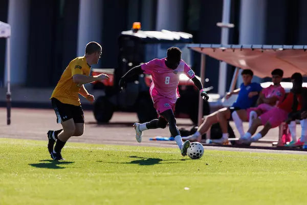 Liberty University Men’s Soccer Plays VMI at Osborne Stadium on October 30, 2026. (Photo by Ethan Smith)