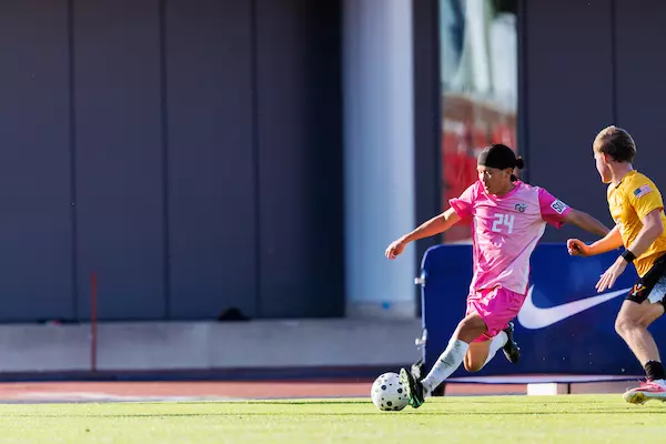 Liberty University Men’s Soccer Plays VMI at Osborne Stadium on October 30, 2026. (Photo by Ethan Smith)