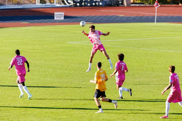 Liberty University Men’s Soccer Plays VMI at Osborne Stadium on October 30, 2026. (Photo by Ethan Smith)