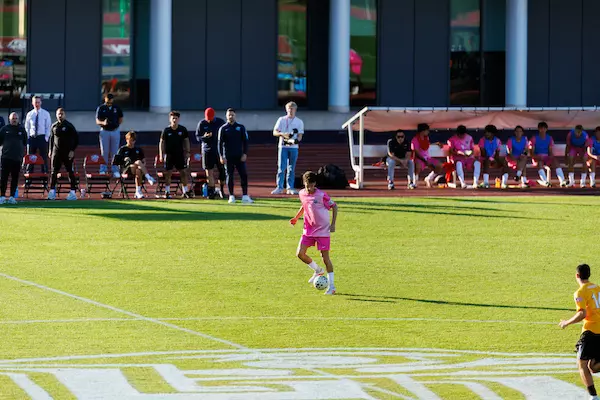 Liberty University Men’s Soccer Plays VMI at Osborne Stadium on October 30, 2026. (Photo by Ethan Smith)