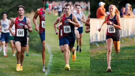 Ethan Pedersen, Malachi Burnett and Allie Zealand race at the Eye Opener, Sept. 4, 2026 in Spartanburg, S.C.