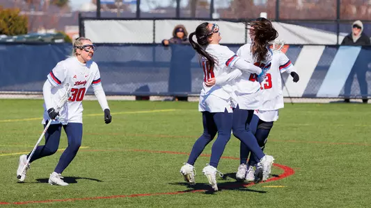 WLAX Celebrates a goal