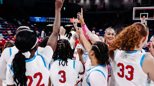 WBB Postgame Huddle vs UTEP