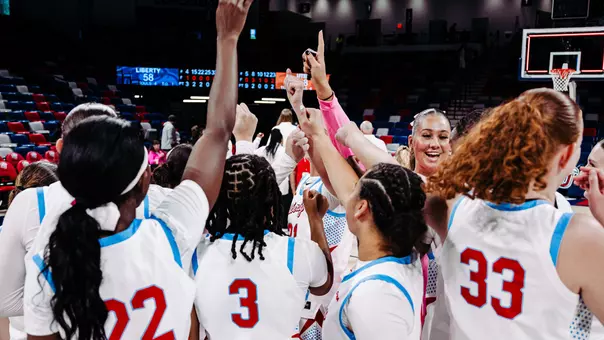 WBB Postgame Huddle vs UTEP