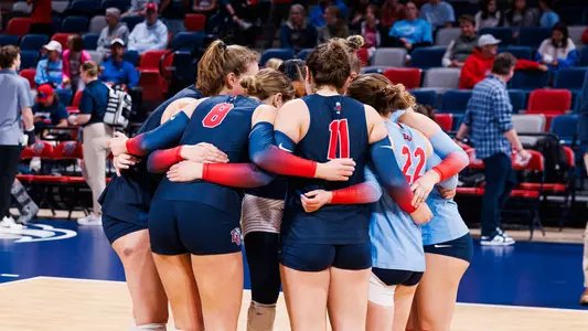 Liberty Women’s Volleyball takes on Western Kentucky University in Liberty Arena on November 15th, 2025. (Photo by: Matt Reynolds)