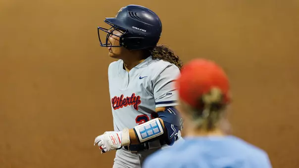 The Liberty University softball team takes on Jacksonville State University at Kamphuis Field on March 06, 2026. (Photo by: Matt Reynolds)